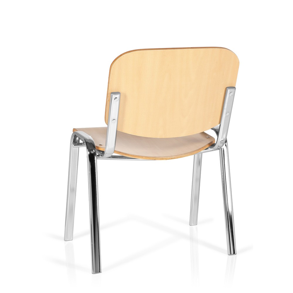 Produktabbildung Nr. 7: Vergaderstoel / bezoekersstoel hjh OFFICE XT 600, chroom / beuk