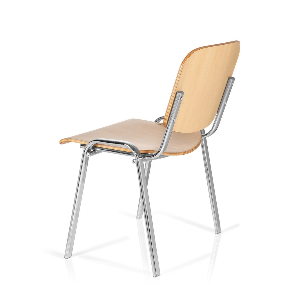 Produktabbildung Nr. 8: Vergaderstoel / bezoekersstoel hjh OFFICE XT 600, chroom / beuk