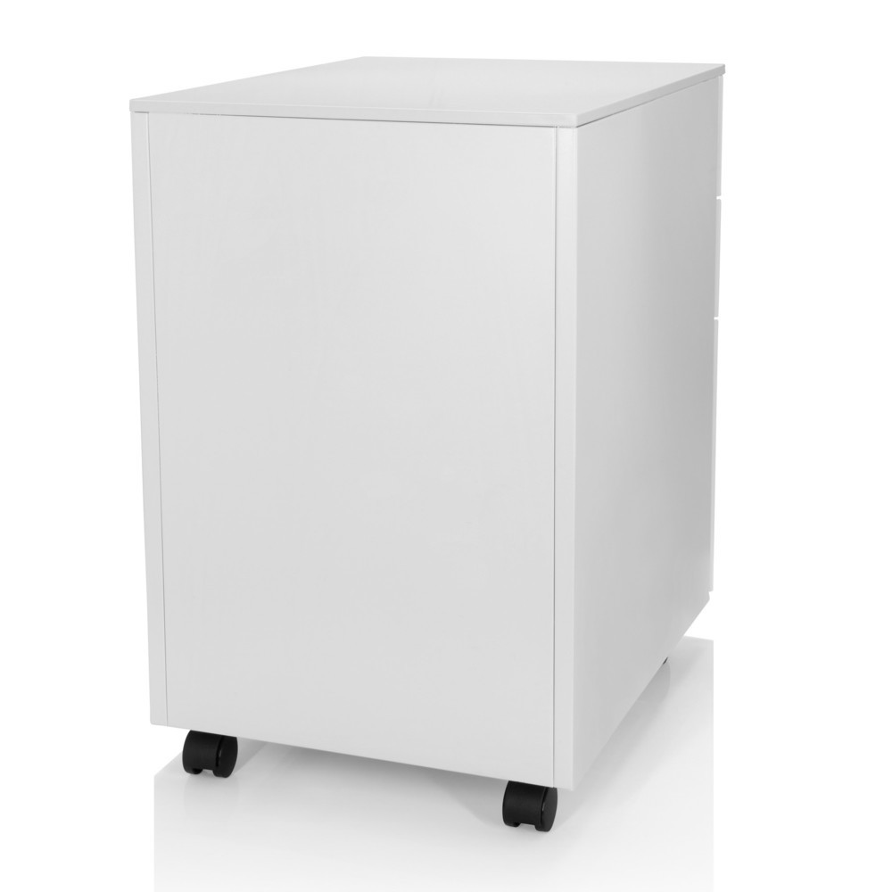 Produktabbildung Nr. 9: Ladekast op wielen hjh OFFICE COLOR OS I metaal wit met cijferslot
