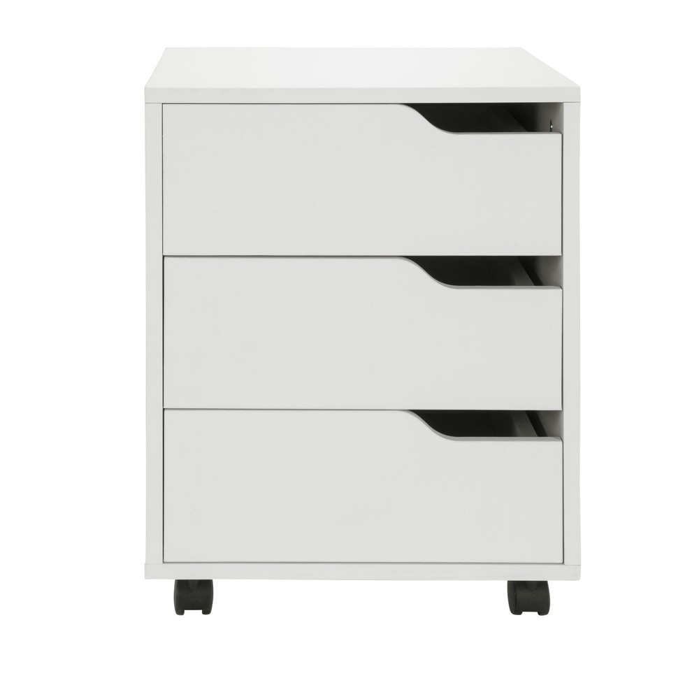 Produktabbildung Nr. 1: Caisson à roulettes hjh OFFICE ORGANISER I, blanc/blanc