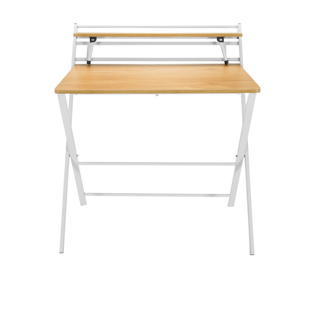 Produktabbildung Nr. 1: Bureau / table de travail hjh OFFICE EASY CLAP 92 x 84, chêne clair / blanc