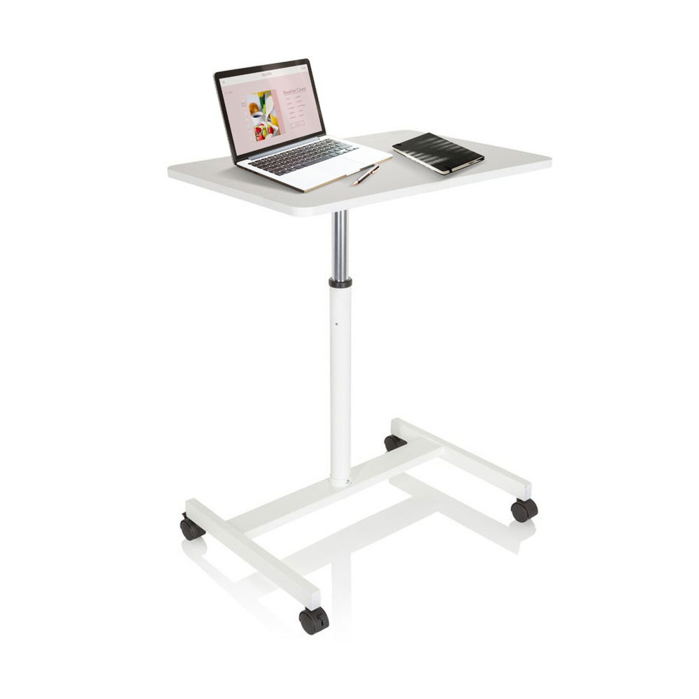 Produktabbildung Nr. 2: Statafel / laptopstandaard OFFICE STAND VM-SU met gasdrukveer & wielen, wit
