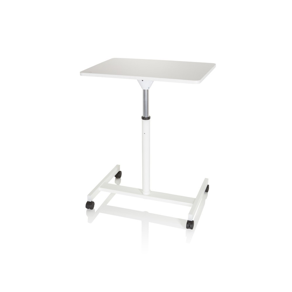 Produktabbildung Nr. 10: Statafel / laptopstandaard OFFICE STAND VM-SU met gasdrukveer & wielen, wit