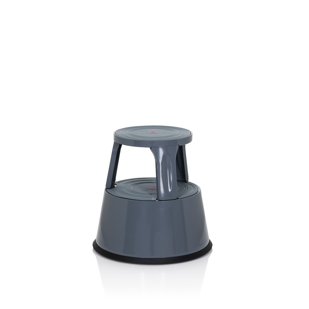 Productafbeelding nr. 3: hjh OFFICE Tritthocker / Rollhocker TIO-M II Metall, Kunststoff, dunkelgrau