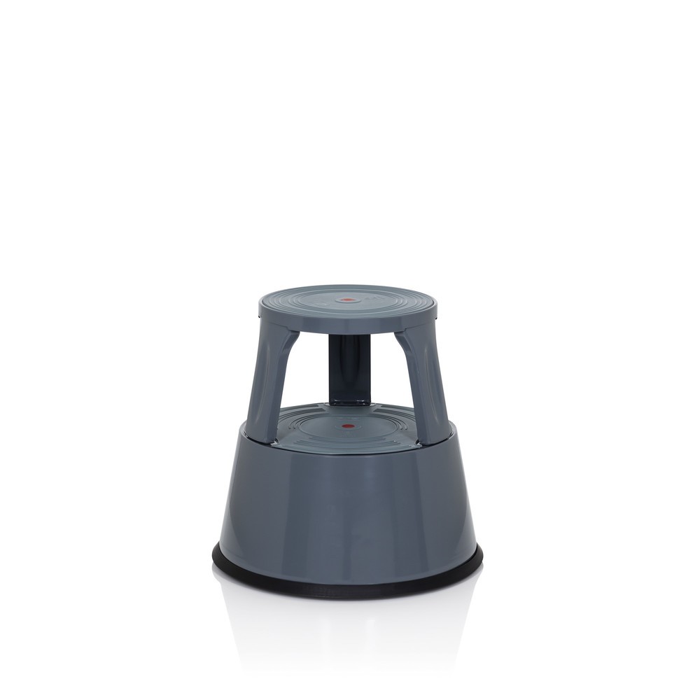 Productafbeelding nr. 4: hjh OFFICE Tritthocker / Rollhocker TIO-M II Metall, Kunststoff, dunkelgrau