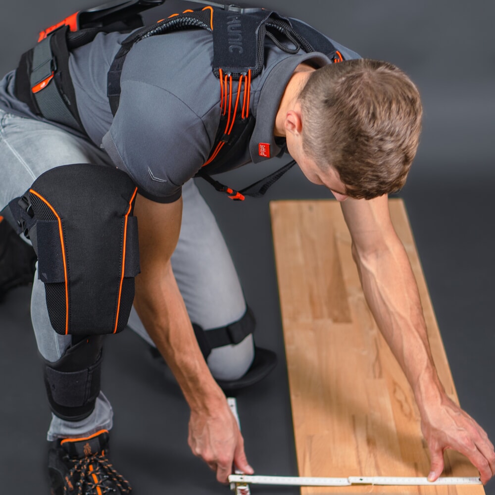 N° de l'image du produit 9 : Genouillère Hunic SoftExo KneePatch, adaptée à l’exosquelette SoftExo Lift