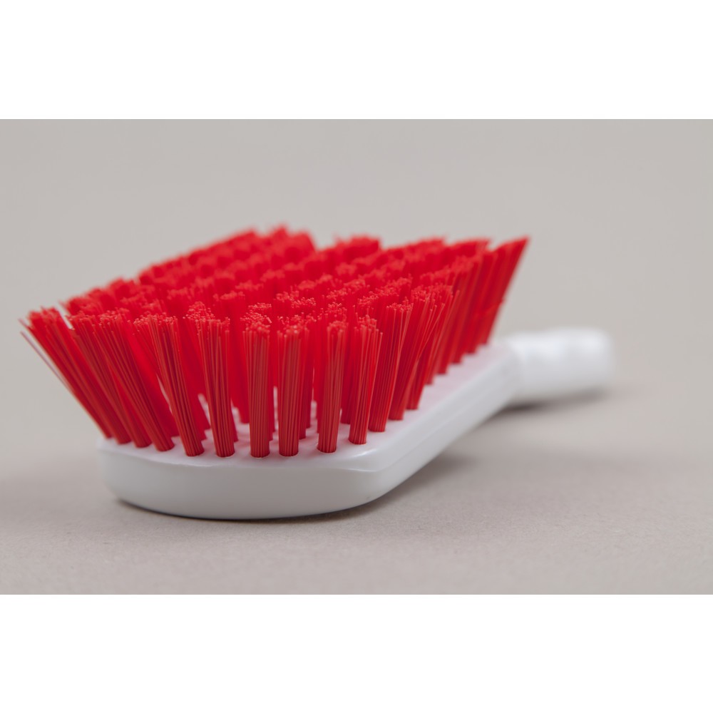 Produktabbildung Nr. 2: Hygiënische steelborstel, kunststof, polyester borstelharen 0,50, hard, 240 mm, rood