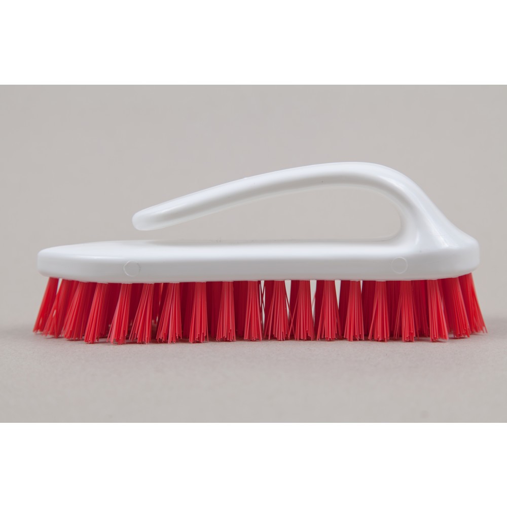 Productafbeelding nr. 2: Hygiënische wasborstel met beugel, kunststof, polyester borstelharen 0,50, hard, rood