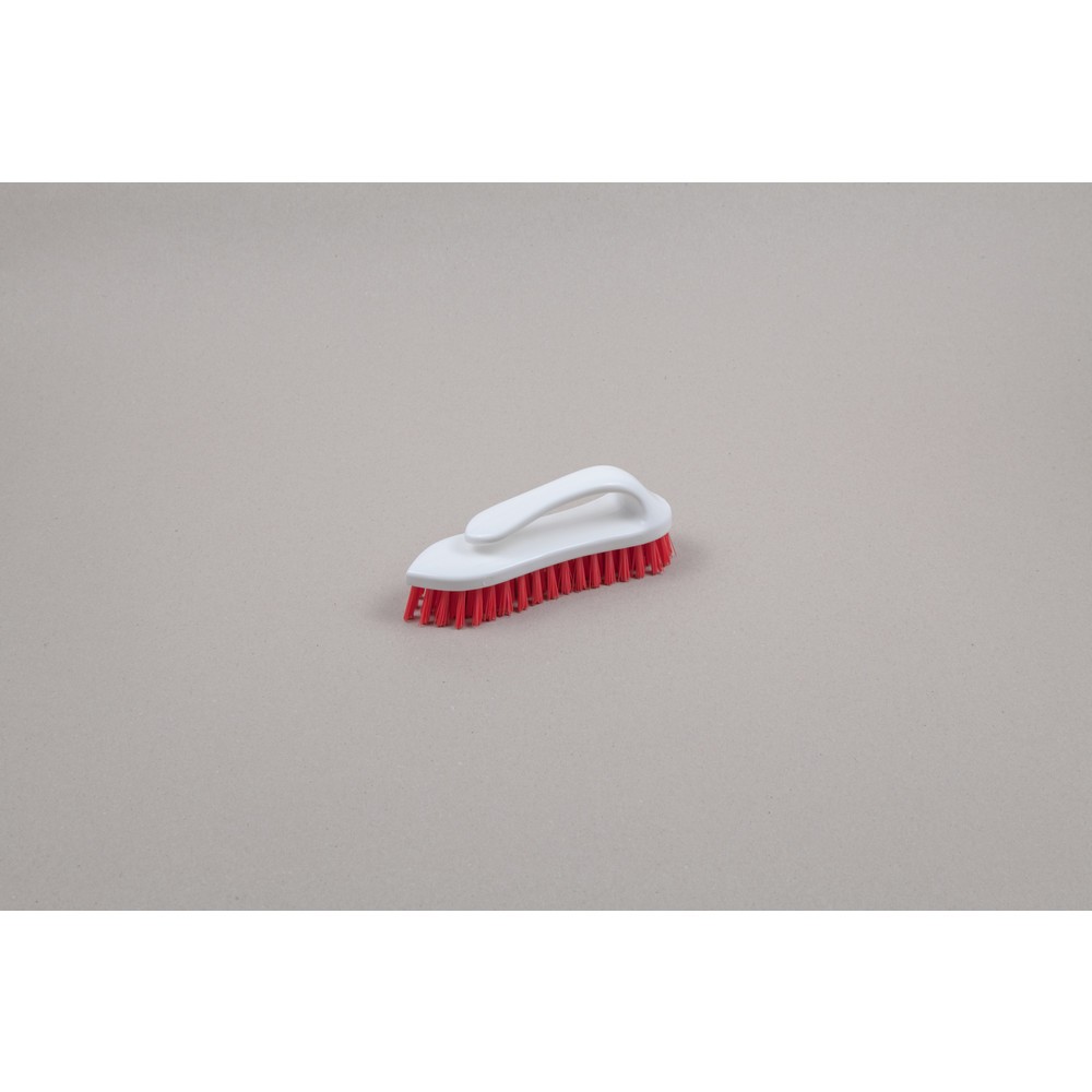 Product afbeelding: Hygiënische wasborstel met beugel, kunststof, polyester borstelharen 0,50, hard, rood
