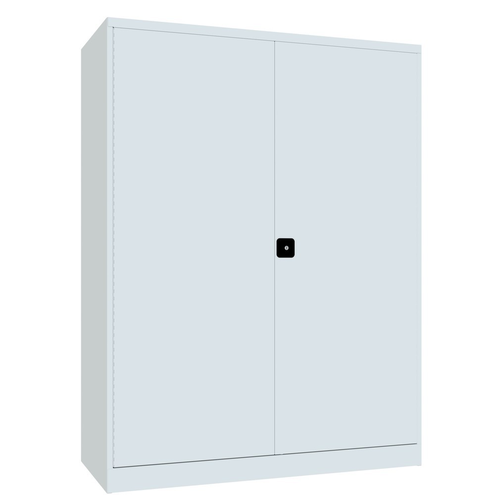 Productafbeelding nr. 2: Industriële zwarelastkast PAVOY Premium met middenwand, 8 legborden, hxbxd 1.950 x 1.470 x 630 mm, lichtgrijs, lichtgrijs