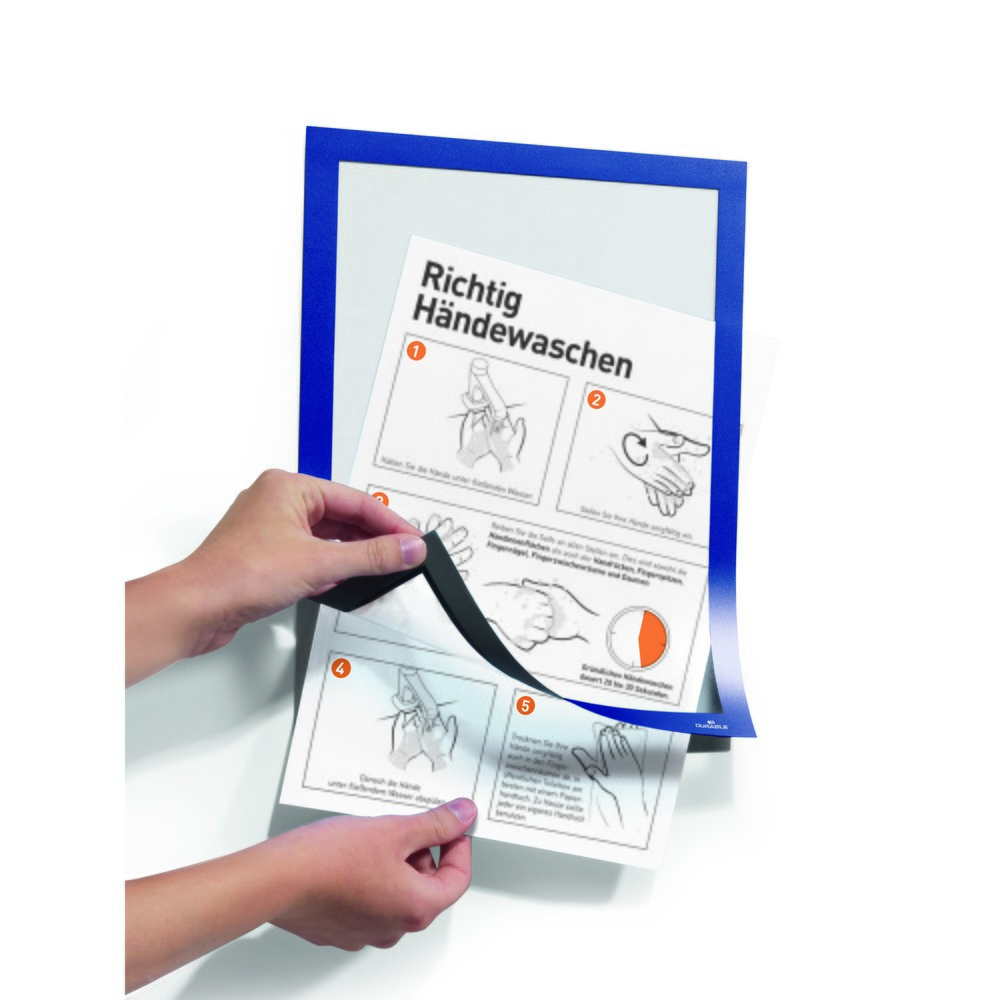 Produktabbildung Nr. 8: Infoframe DURABLE DURAFRAME®, zelfklevend, DIN A4, donkerblauw