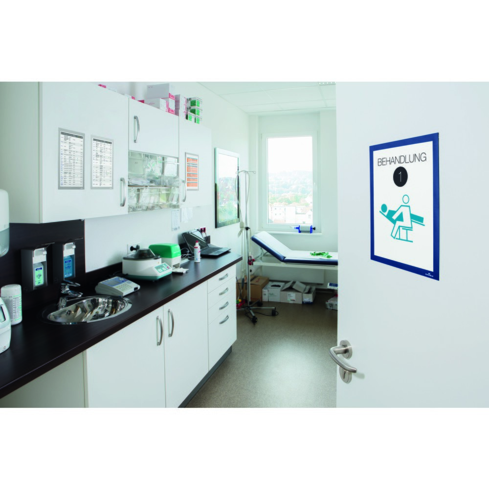 Produktabbildung Nr. 10: Infoframe DURABLE DURAFRAME®, zelfklevend, DIN A4, donkerblauw
