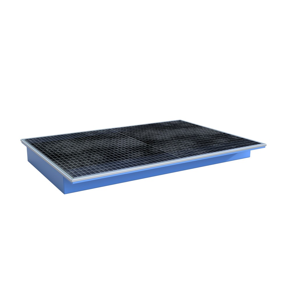Produktabbildung Nr. 1: Inhangbare lekbak met PE inzetstuk Bauer® EHW 1800 PE, gelakt, lichtblauw