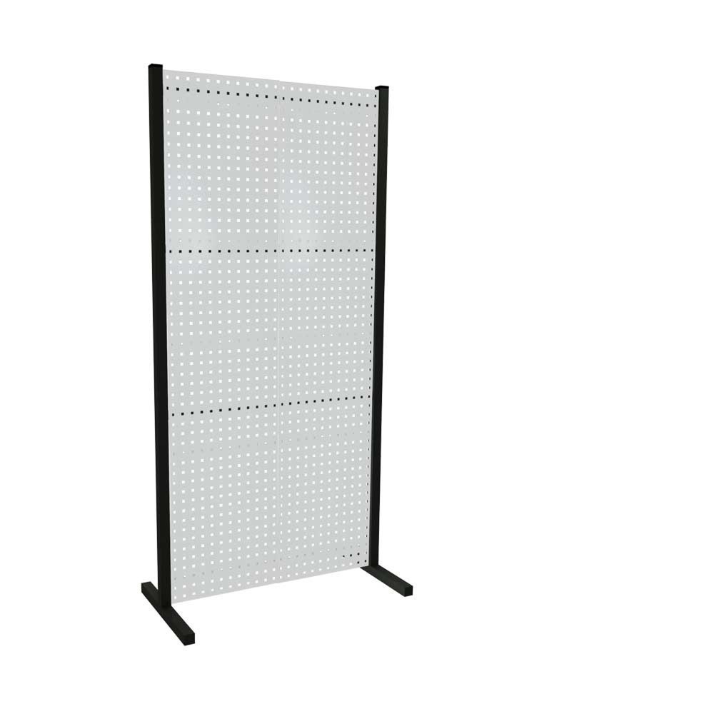 Illustration du produit: Jeu de panneaux perforés, 2 panneaux Hxl 2 000 x 1 000, gris clair