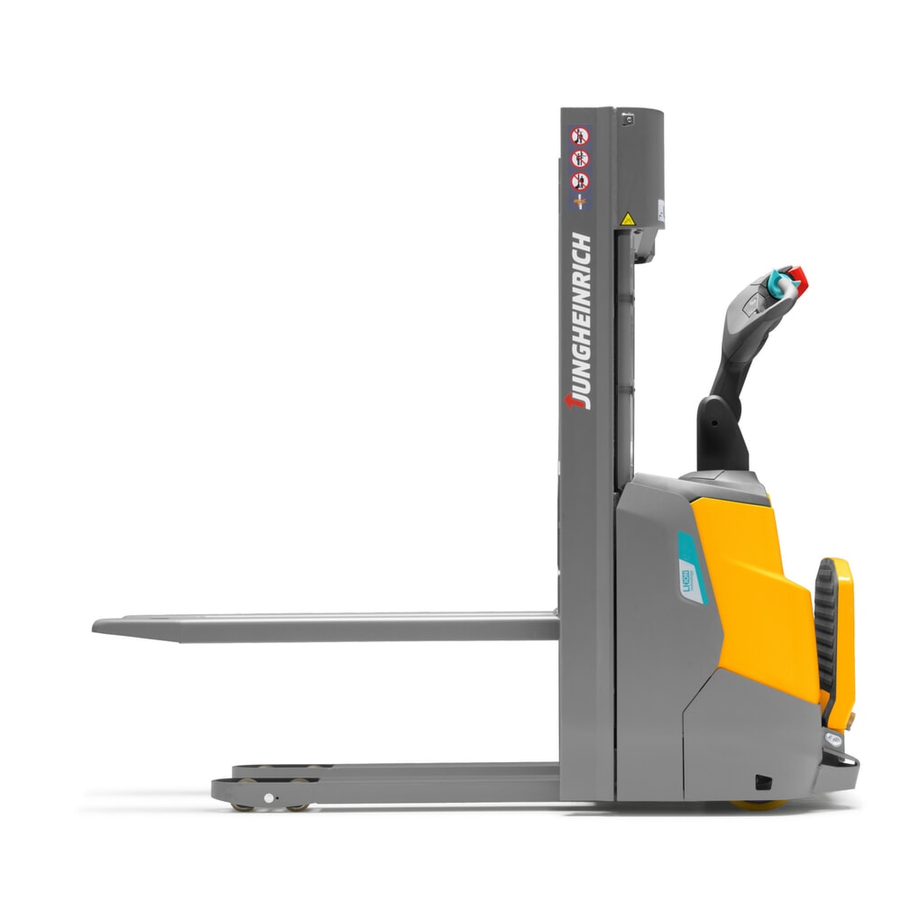 Productafbeelding nr. 8: Jungheinrich elektrische stapelaar ERC 110i DZ met staplatform, drievoudige telescoop hefmast, hefhoogte 4.300 mm, draagvermogen 1.000 kg, proportionele hydraulica