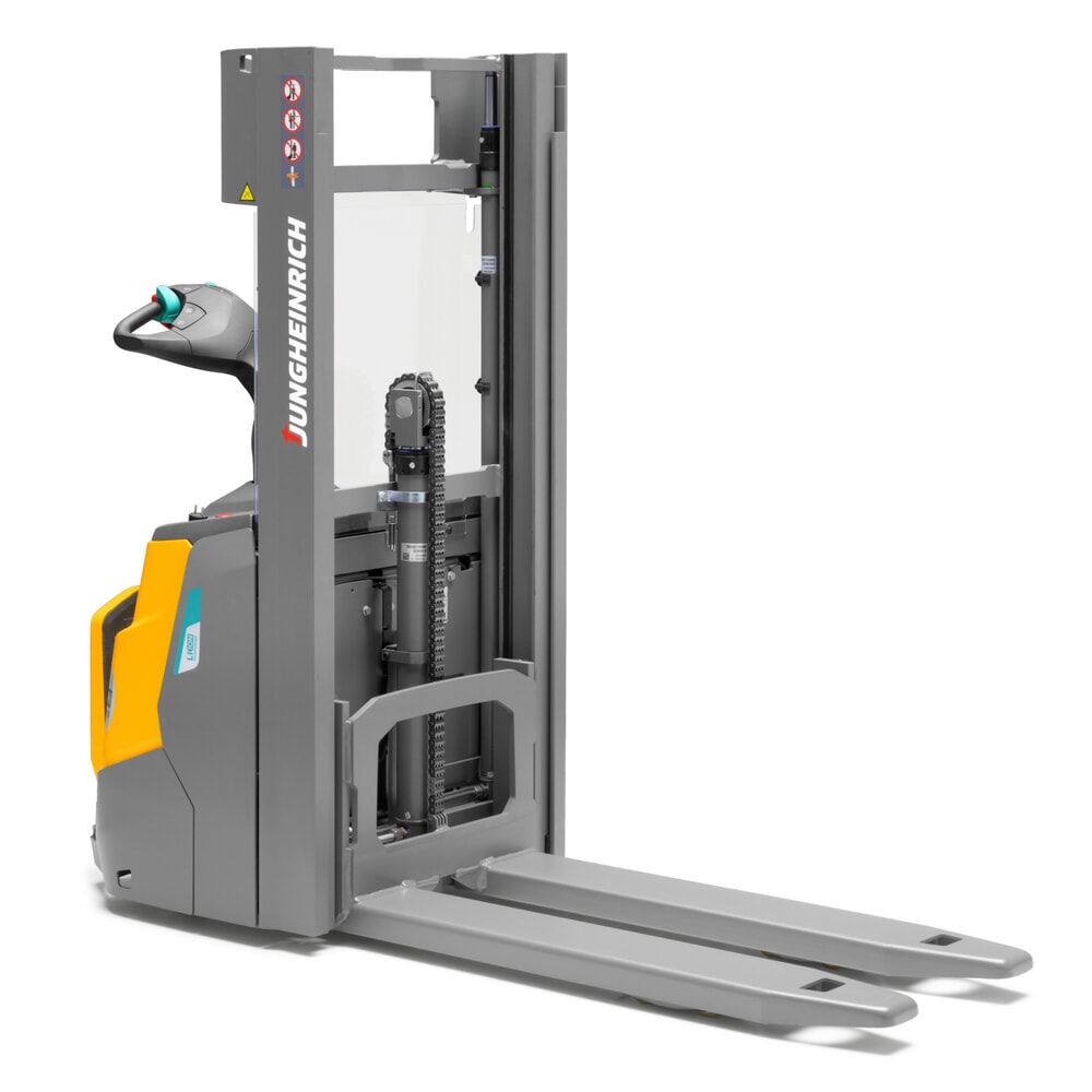 Productafbeelding nr. 9: Jungheinrich elektrische stapelaar ERC 110i DZ met staplatform, drievoudige telescoop hefmast, hefhoogte 4.300 mm, draagvermogen 1.000 kg, proportionele hydraulica
