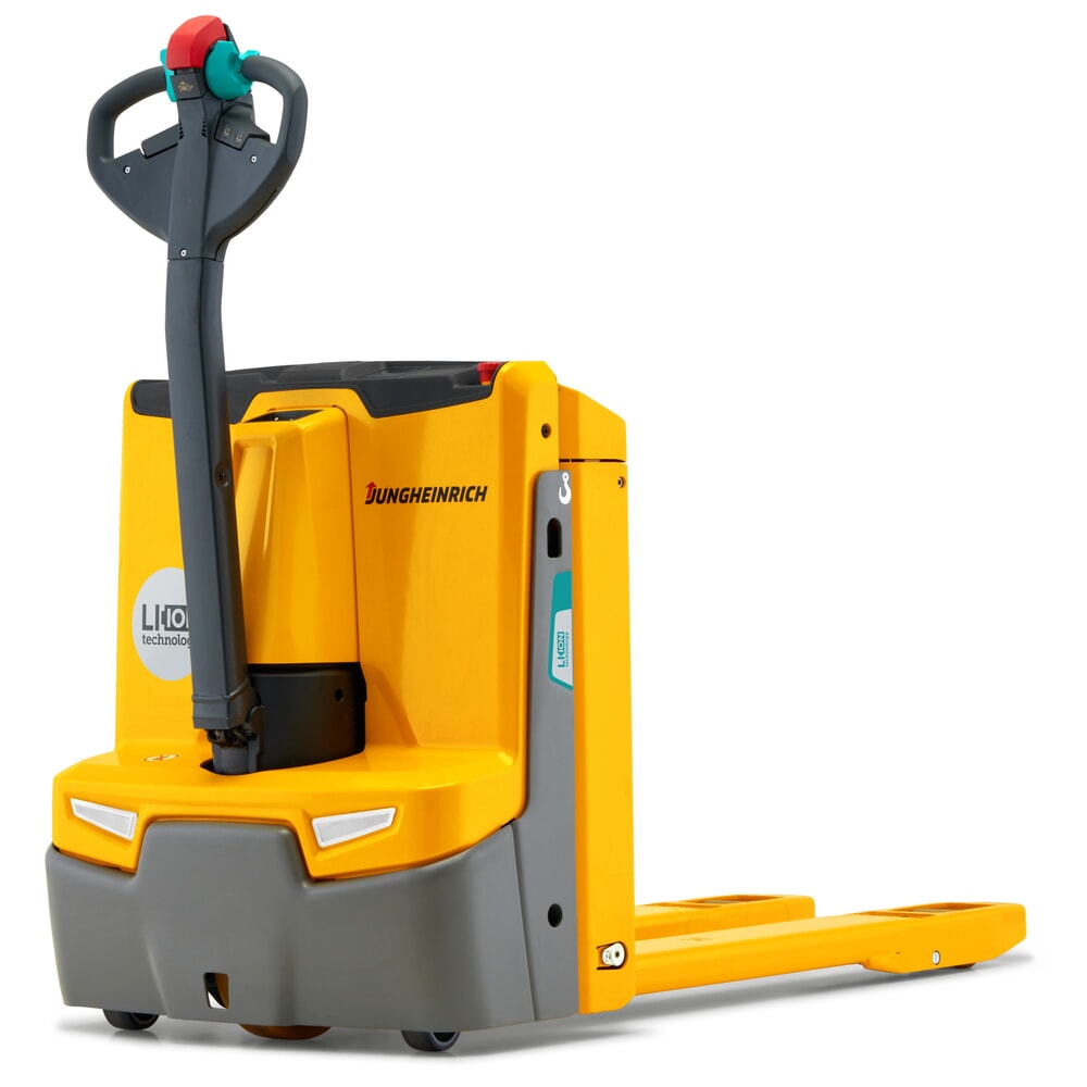 Product afbeelding: Elektrische transpallet Jungheinrich EJE 120i, draagvermogen 2.000 kg, vorklengte 1.150 mm