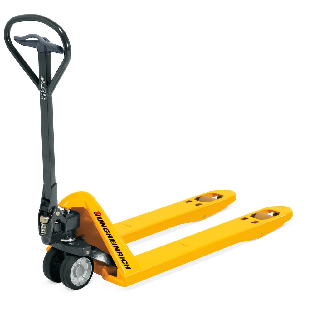 Product afbeelding: Handtranspallet Jungheinrich AM 22, draagvermogen 2.200 kg, vorklengte 795 mm, volrubber / polyurethaan