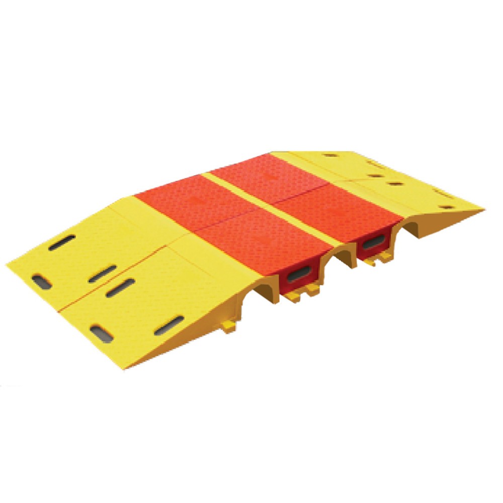 Productafbeelding nr. 2: Kabelbrug Justrite® Diamondback®, oprijplaat, lxb 260 x 410 mm, geel