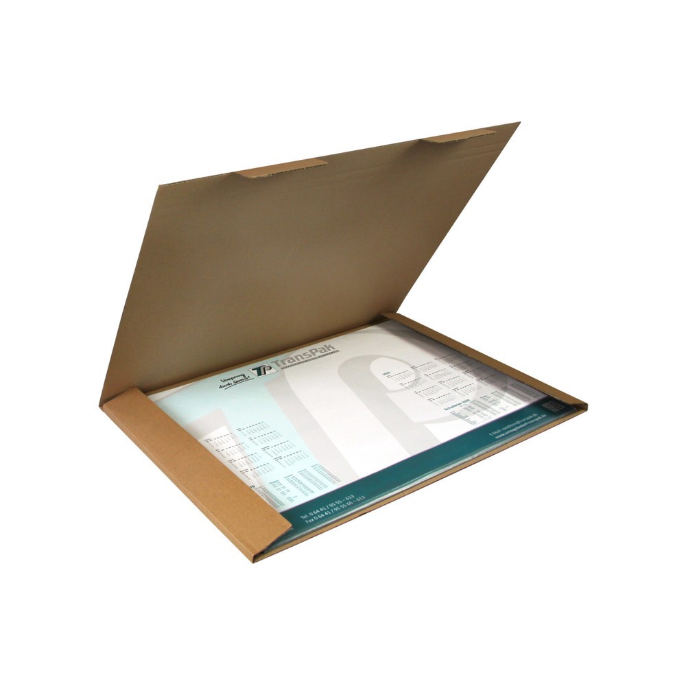 Productafbeelding nr. 2: Kalenderverpackung, 630 x 430 x 10 mm, Qualität 1.20 B, braun, DIN A2