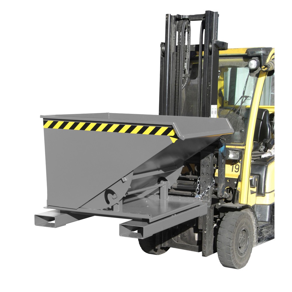 Productafbeelding nr. 2: Kiepcontainer Bauer® 3S 600, gelakt, muisgrijs