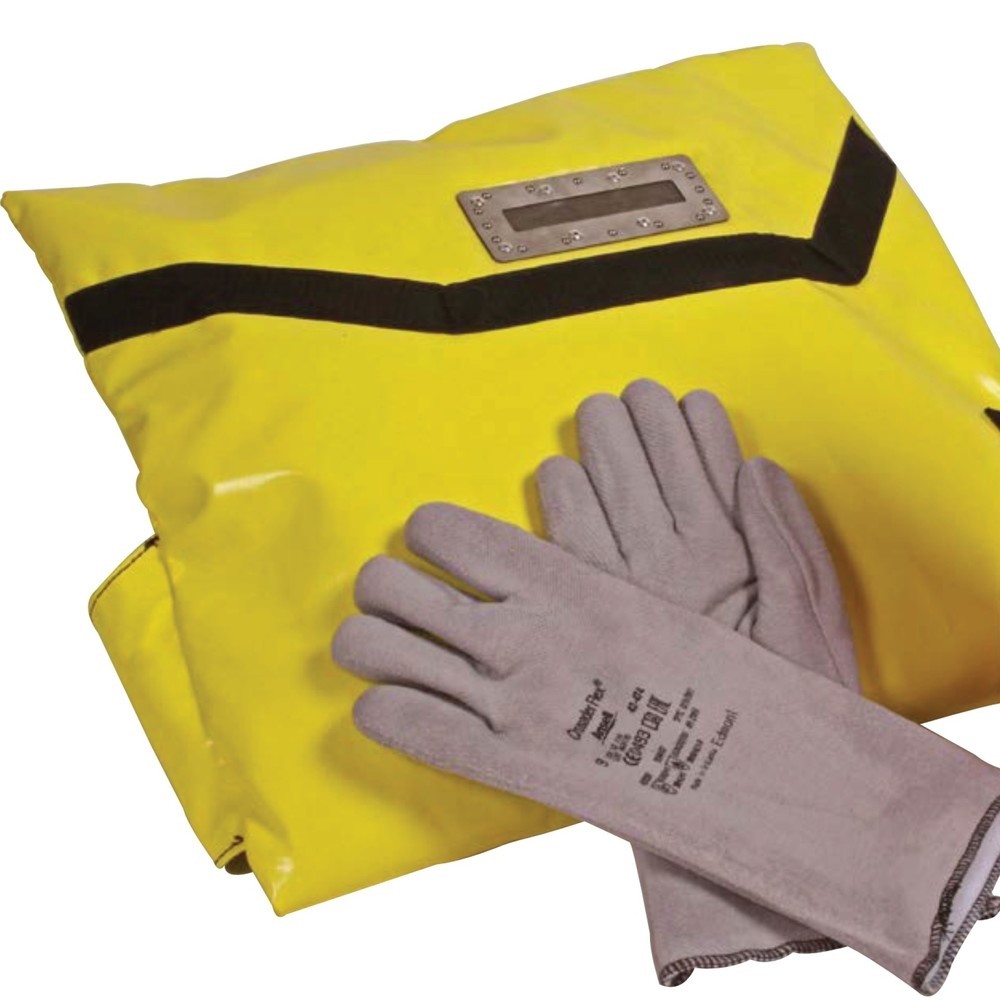 N° de l'image du produit 2 : Kit d'urgence avec sac de transport et d'extinction L2 RathoLith®, gants de sécurité, lunettes de protection et extincteur 2 l