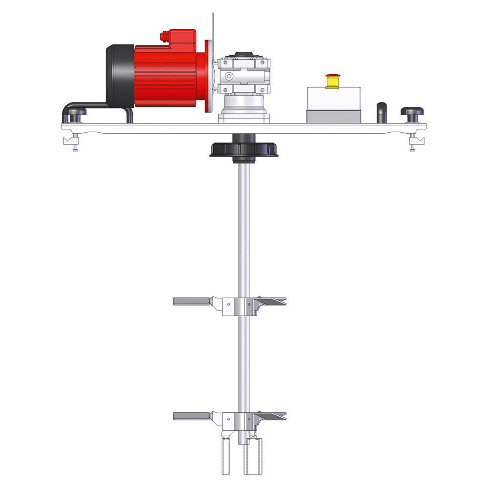 N° de l'image du produit 1 : Kit de mélangeur FLUX pour des viscosités allant jusqu'à 12 000 mPas