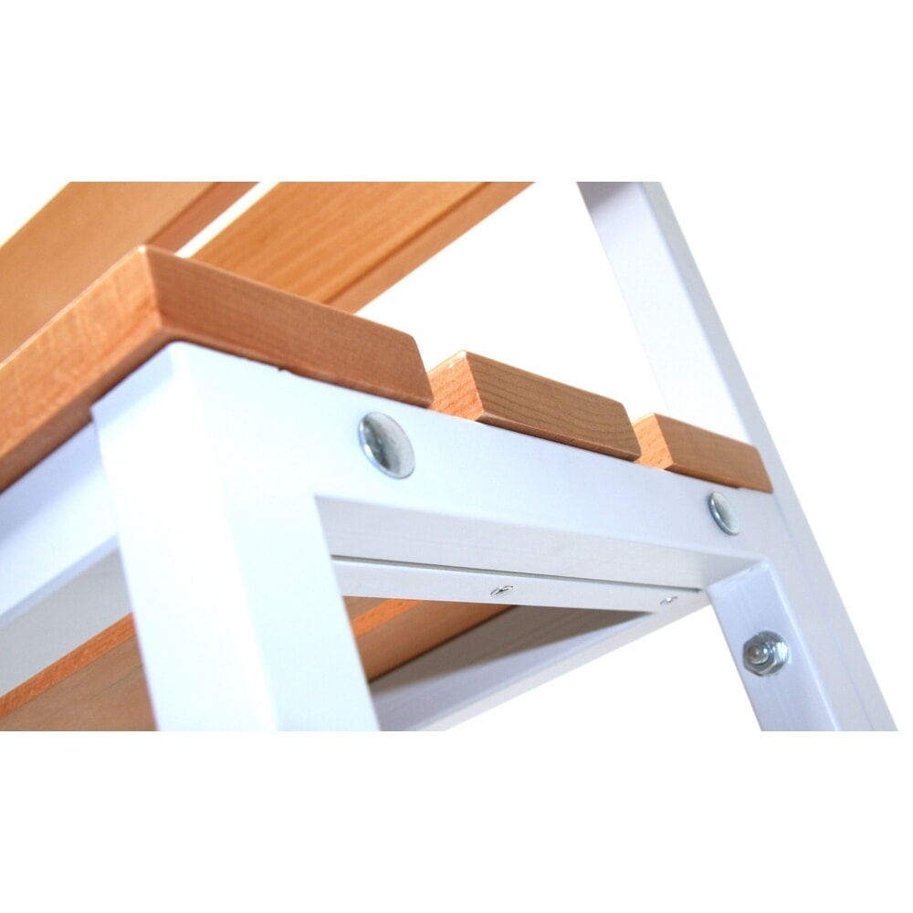 Produktabbildung Nr. 4: Kleedkamerbank Steinbock®, 2-zijdig met hakenlijst, lengte 1.500 mm, met schoenenrek