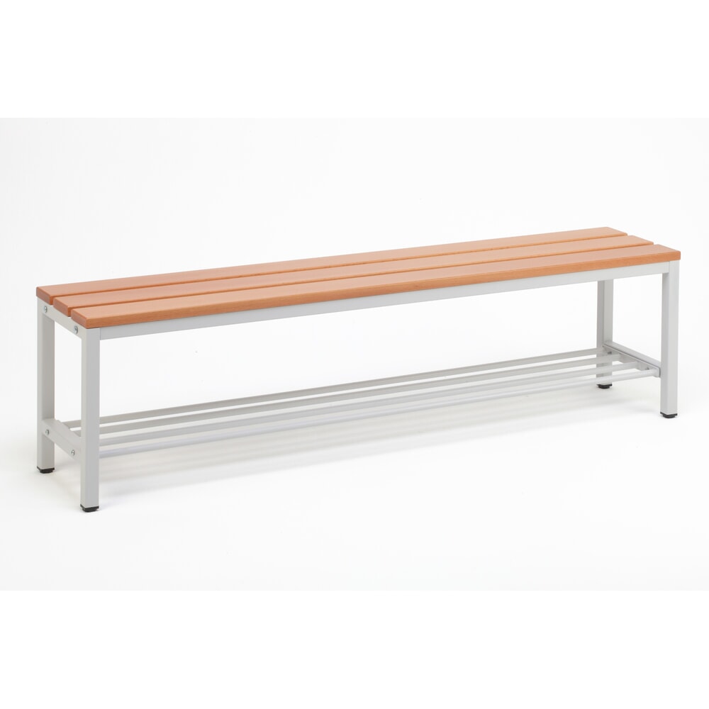 Produktabbildung Nr. 1: Kleedkamerbank Steinbock®, lengte 1.500 mm, met schoenenrek