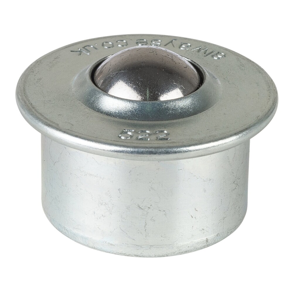 Produktabbildung Nr. 1: Kogelrol, staal, Ø 22 mm, cap. 130 kg