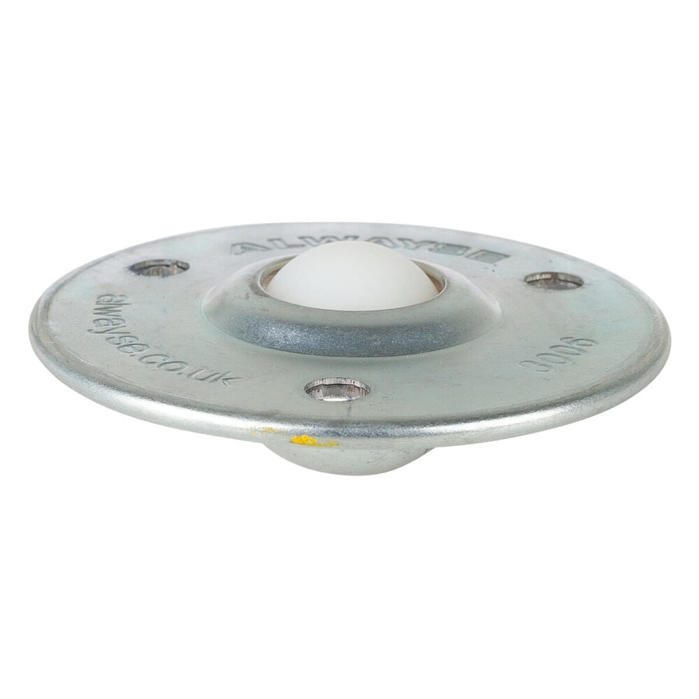 Produktabbildung Nr. 1: Kogelrol met bevestigingsboring, kunststof, Ø 19 mm, cap. 20 kg