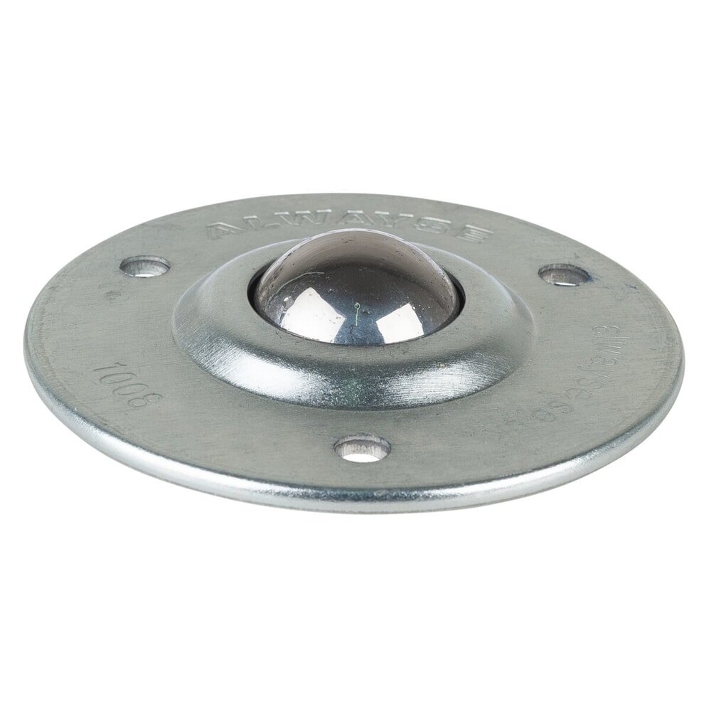 Product afbeelding: Kogelrol met bevestigingsboring, staal, Ø 25 mm, cap. 55 kg