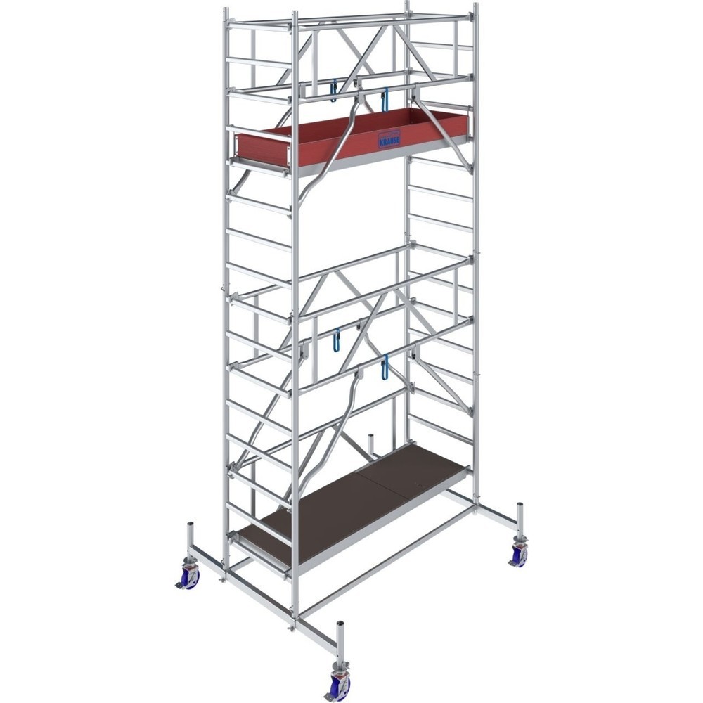 N° de l'image du produit 1 : KRAUSE® Échafaudage roulant STABILO S10 longueur de travée 2,00, hauteur de travail 5,40