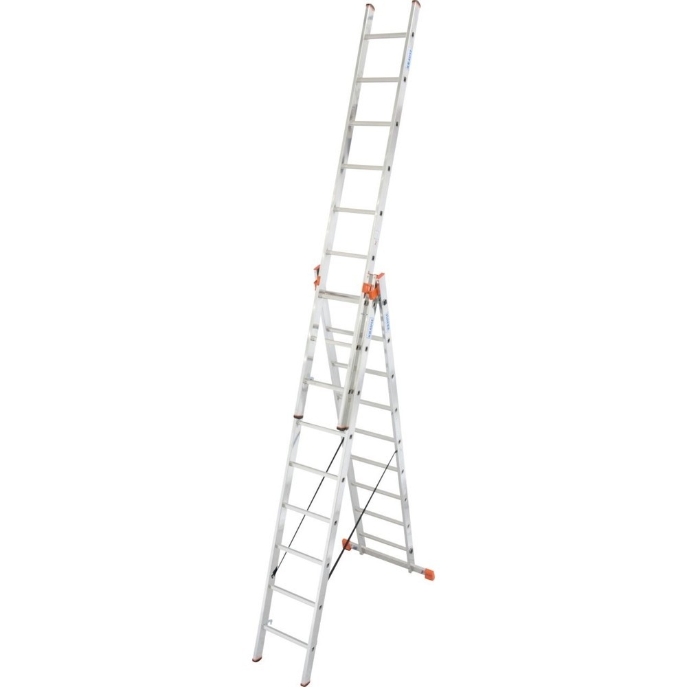 Produktabbildung Nr. 1: KRAUSE® Échelle polyvalente Tribilo 3x9 barreaux