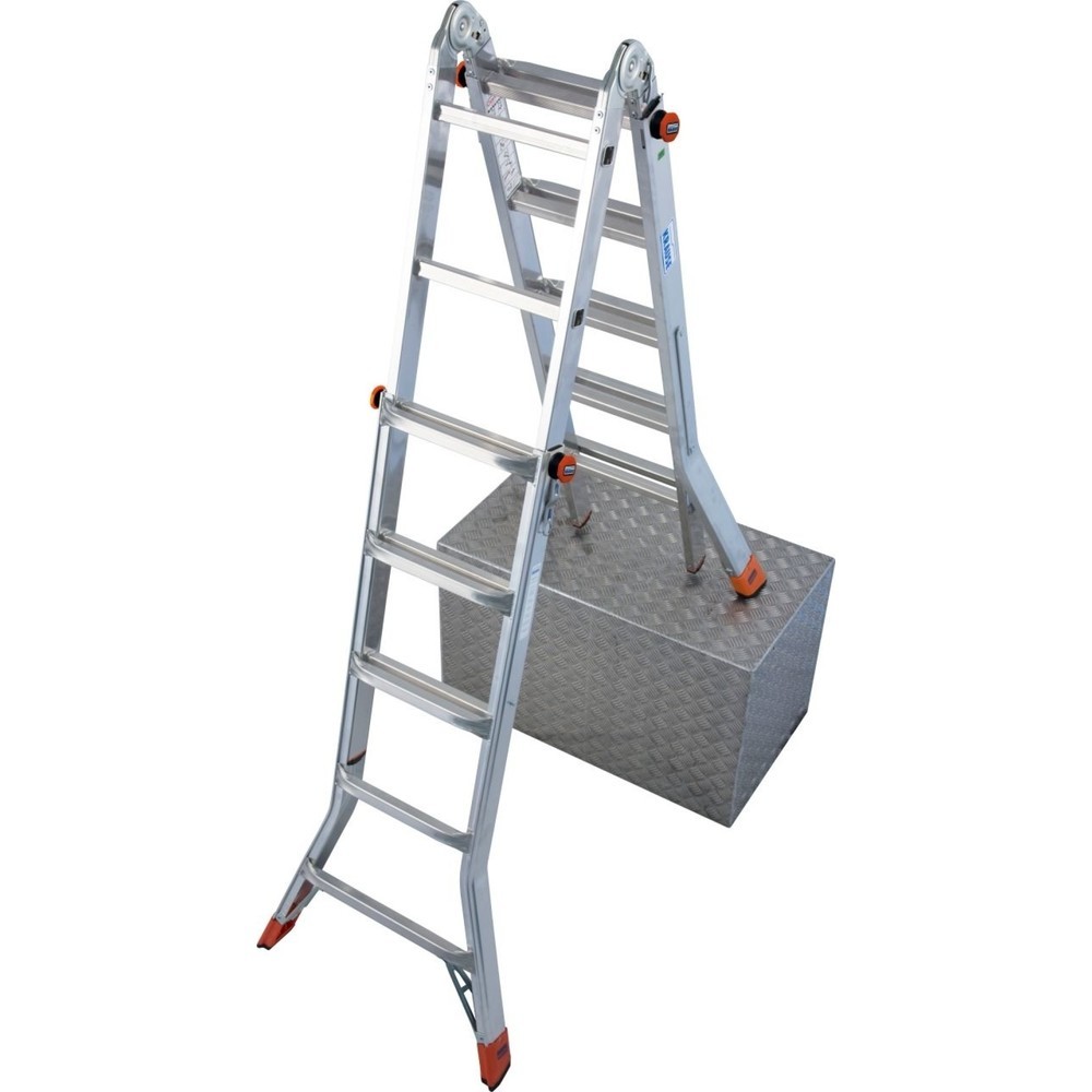 Produktabbildung Nr. 1: KRAUSE® Échelle télescopique articulée TeleMatic 4x5 barreaux