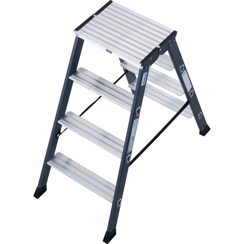 Productafbeelding nr. 1: KRAUSE® SePro D Doppelleiter, eloxiert 2x4 Stufen