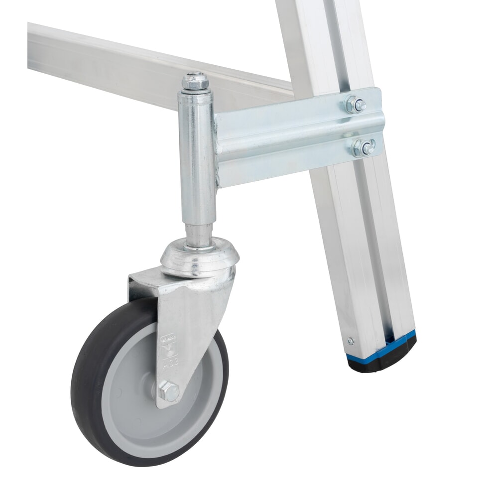 N° de l'image du produit 12 : Échelle à plate-forme mobile KRAUSE® STABILO, accès unilatéral, grille de profil R13, 5 marches