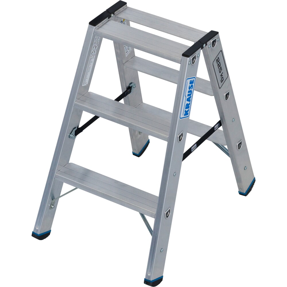 Product afbeelding: KRAUSE® STABILO Trap, dubbelzijdig toegankelijk, draagvermogen 225 kg, 2 x 3 treden