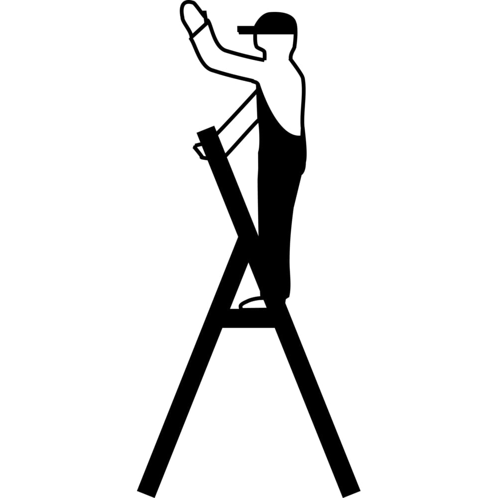 Productafbeelding nr. 13: KRAUSE® STABILO telescopische ladder met treden, eenzijdig toegankelijk, 4 treden