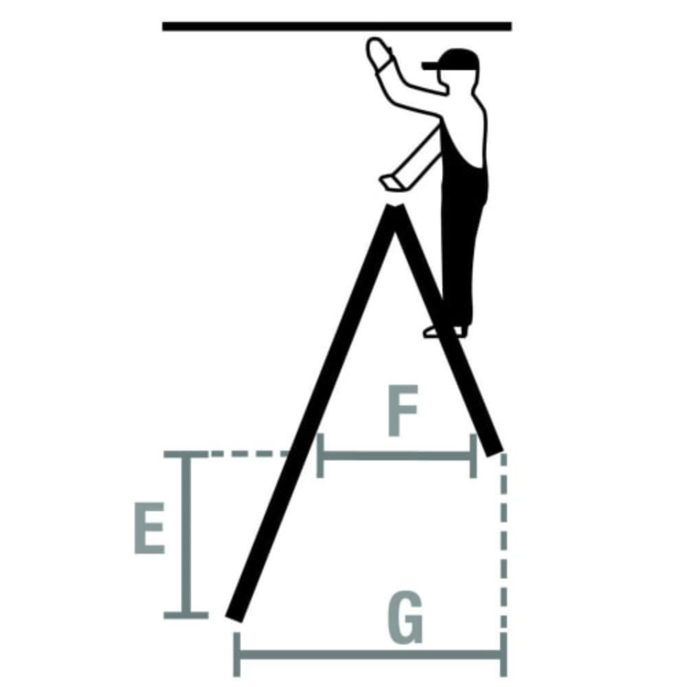 N° de l'image du produit 7 : Échelle télescopique KRAUSE® STABILO avec marches, accès double face, 2 x 5 marches