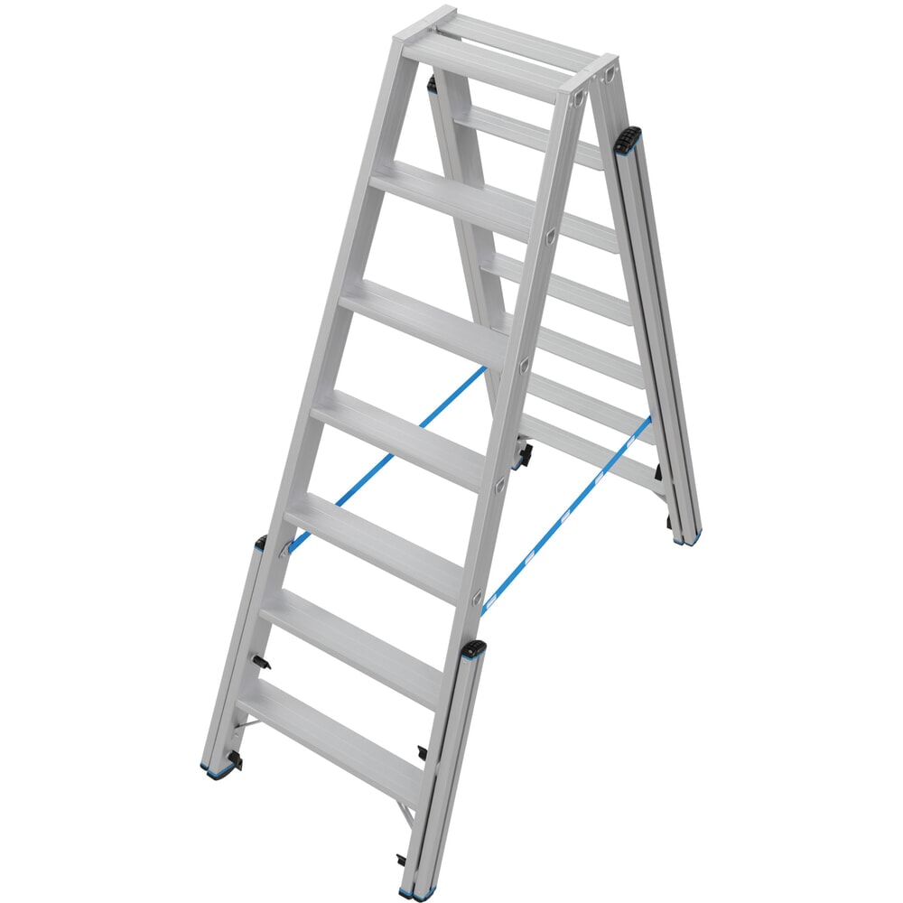 Productafbeelding nr. 17: KRAUSE® STABILO telescopische ladder met treden, dubbelzijdig toegankelijk, 2 x 7 treden
