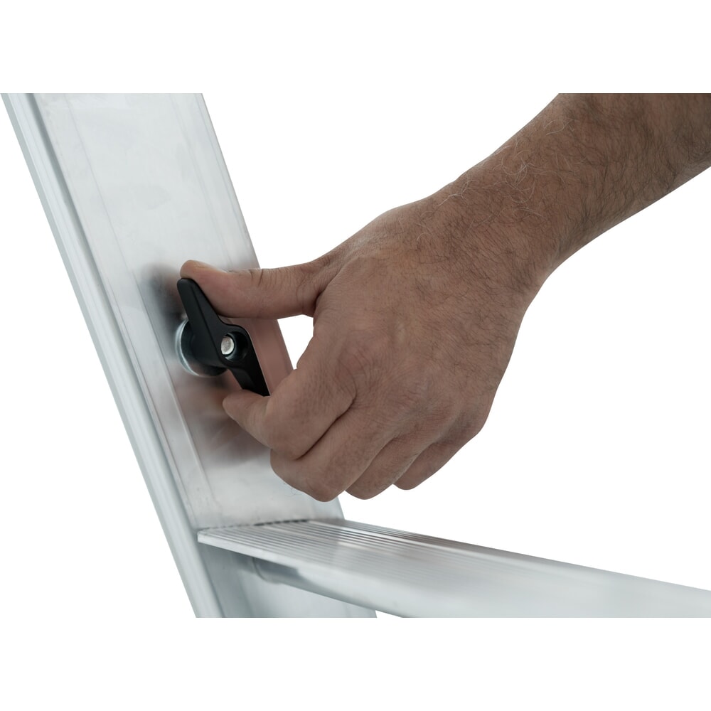 Productafbeelding nr. 18: KRAUSE® STABILO telescopische ladder met treden, eenzijdig toegankelijk, 4 treden