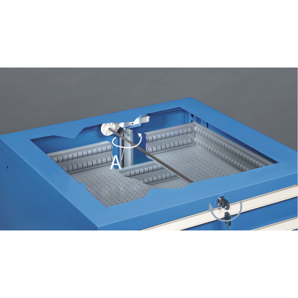 Produktabbildung Nr. 14: Ladekast Fami MASTER, 6 lades, hxbxd 1.000 x 714 x 726 mm, lichtblauw