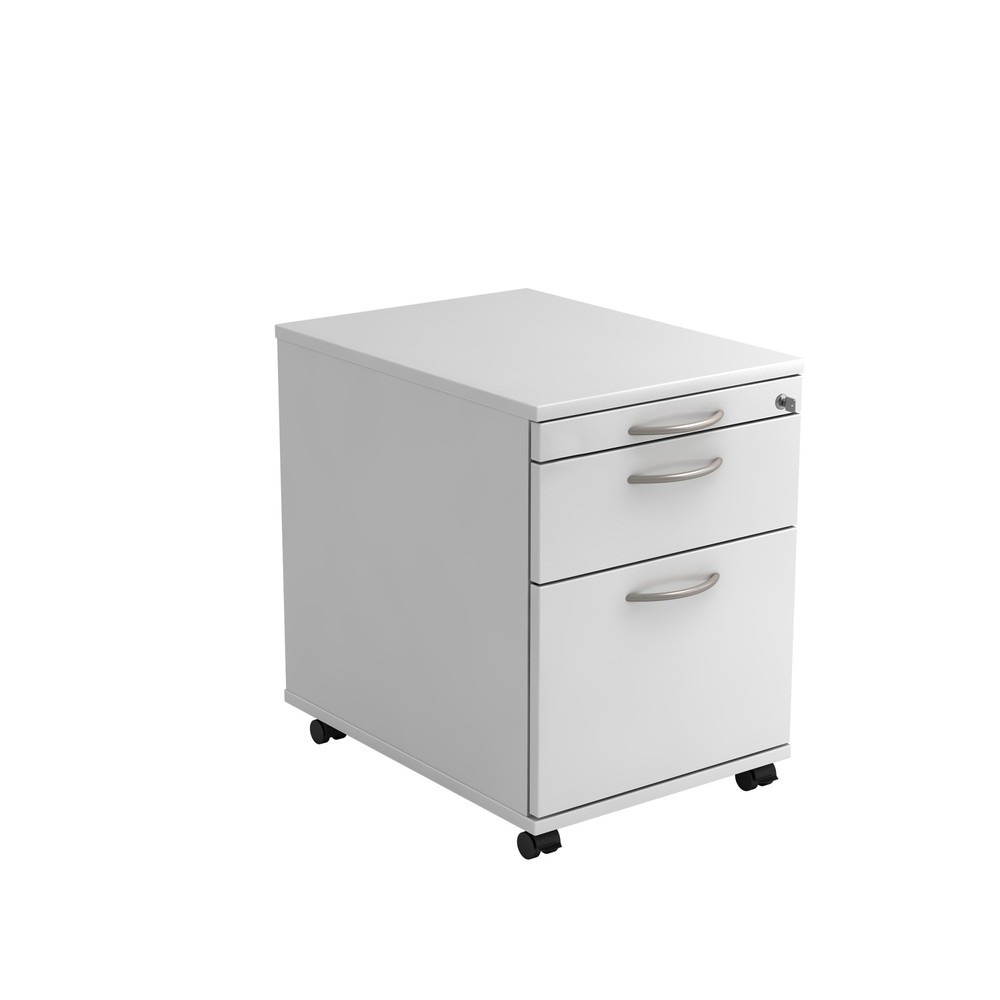 Product afbeelding: Ladekast op wielen Hammerbacher 58 cm, 1 lade, 1 HR, sl. BM wit