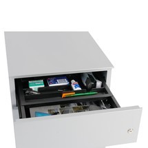 Productafbeelding nr. 3: Ladekast op wielen Note™ met hangmappen en lade, hxbxd 495 x 420 x 565 mm, zwart
