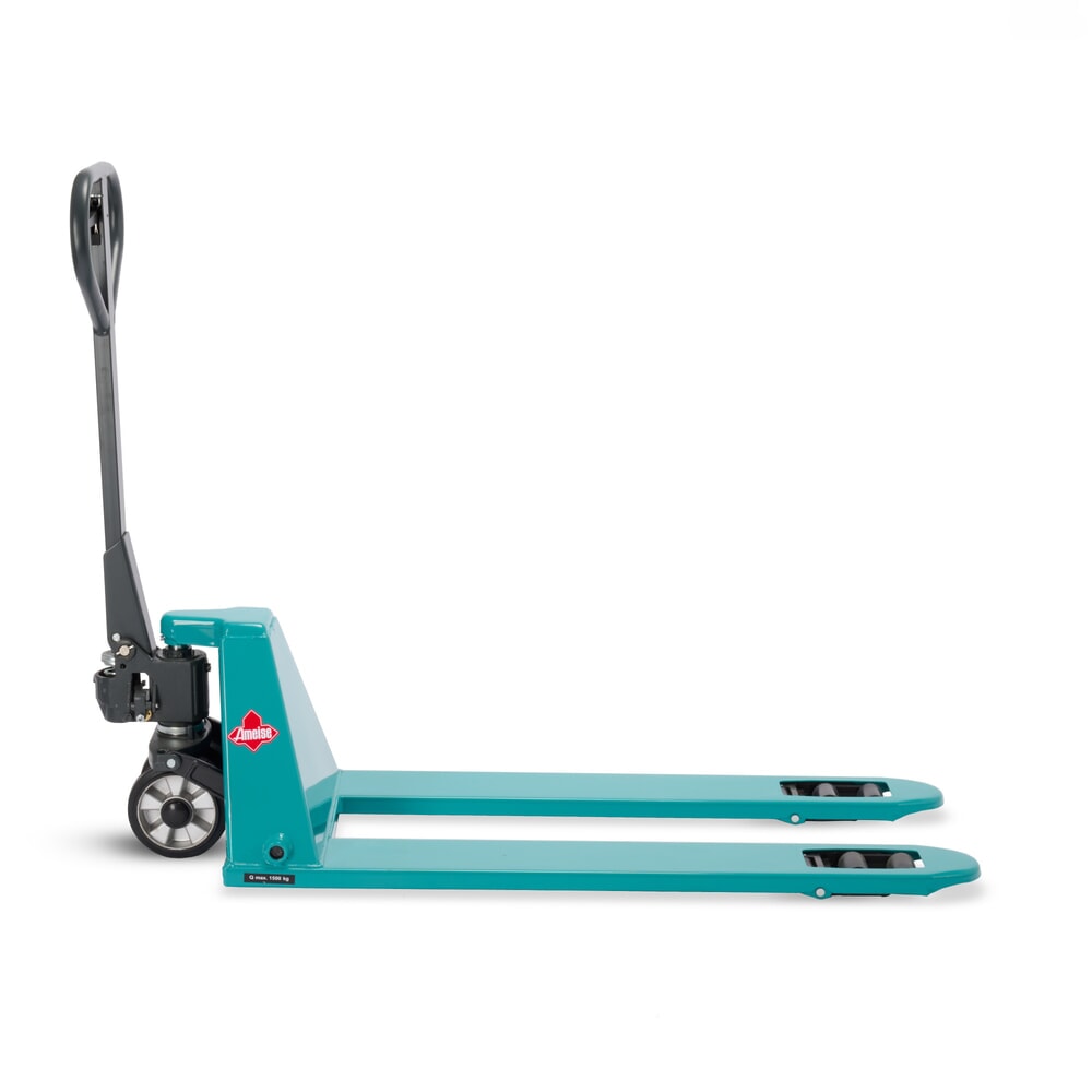 Produktabbildung Nr. 11: Lage handtranspallet Ameise® PTM 1.5 Low, draagvermogen 1.500 kg, vorklengte 1.150 mm, massief rubber / polyurethaan, tandemwielen