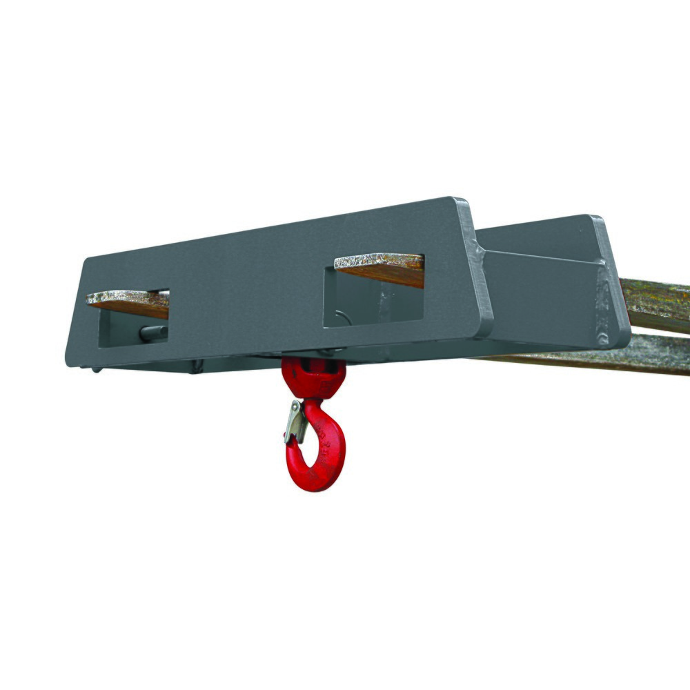Produktabbildung Nr. 1: Lasthaak Eichinger® heftruck opzetstuk over twee vorken, 2.500 kg, antracietgrijs