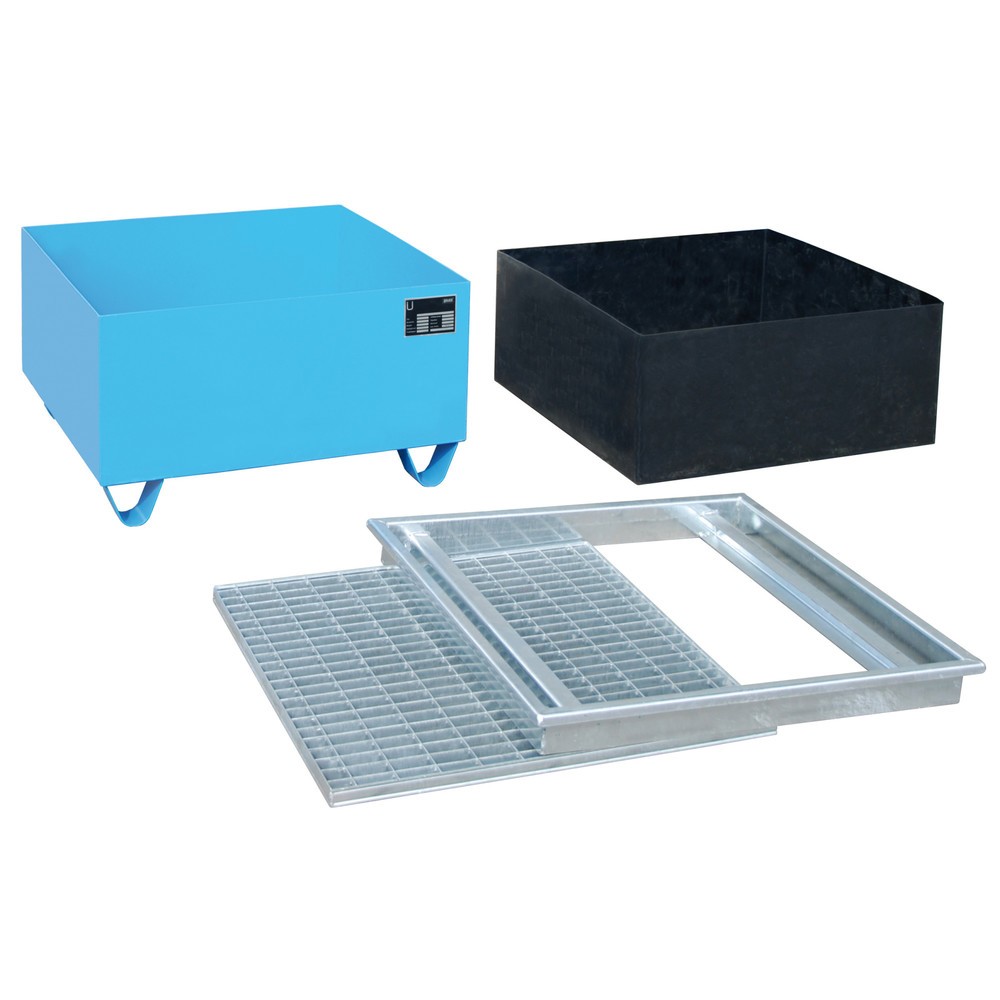Produktabbildung Nr. 2: Lekbak Bauer® AW-1/PE, gelakt, lichtblauw