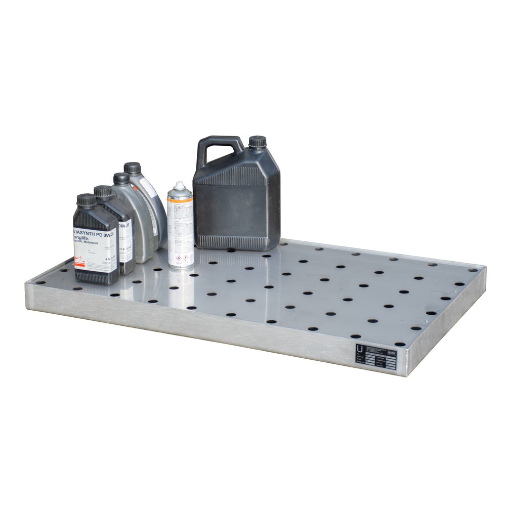 Produktabbildung Nr. 2: Lekbak voor kleine jerrycans Bauer® KGW 3/M V4A, roestvrij staal 1.4571