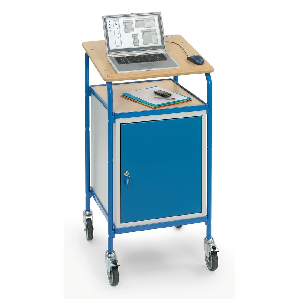 Produktabbildung Nr. 2: Lessenaar fetra® Premium met kast, 1 vast + 2 verstelbare legborden